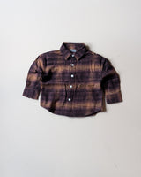 SHGMU02-01 Boys Full Sleeve Oversized Check Shirt