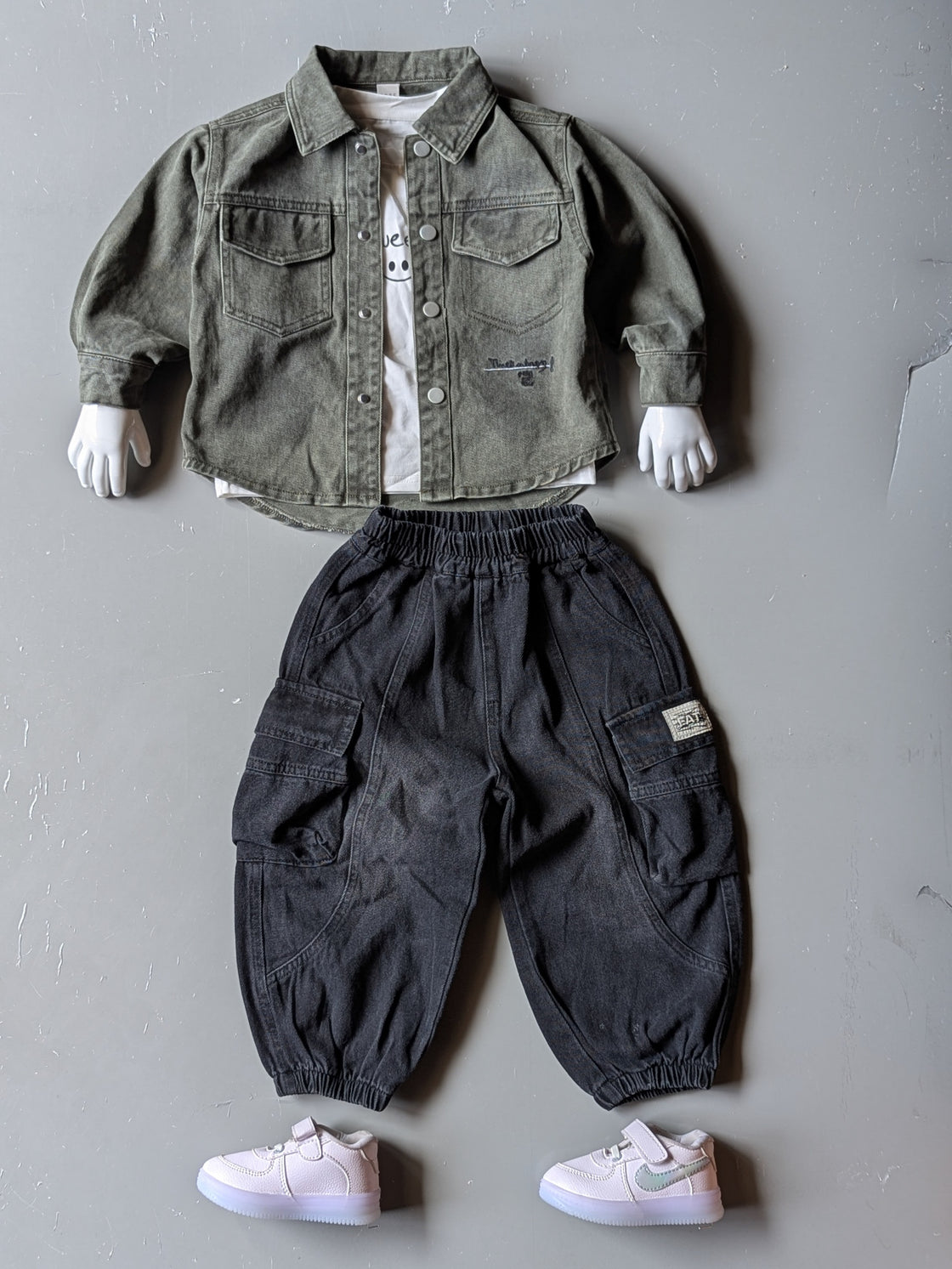 Unisex Full Sleeve Jacket, Inner T Shirt and Pant Set