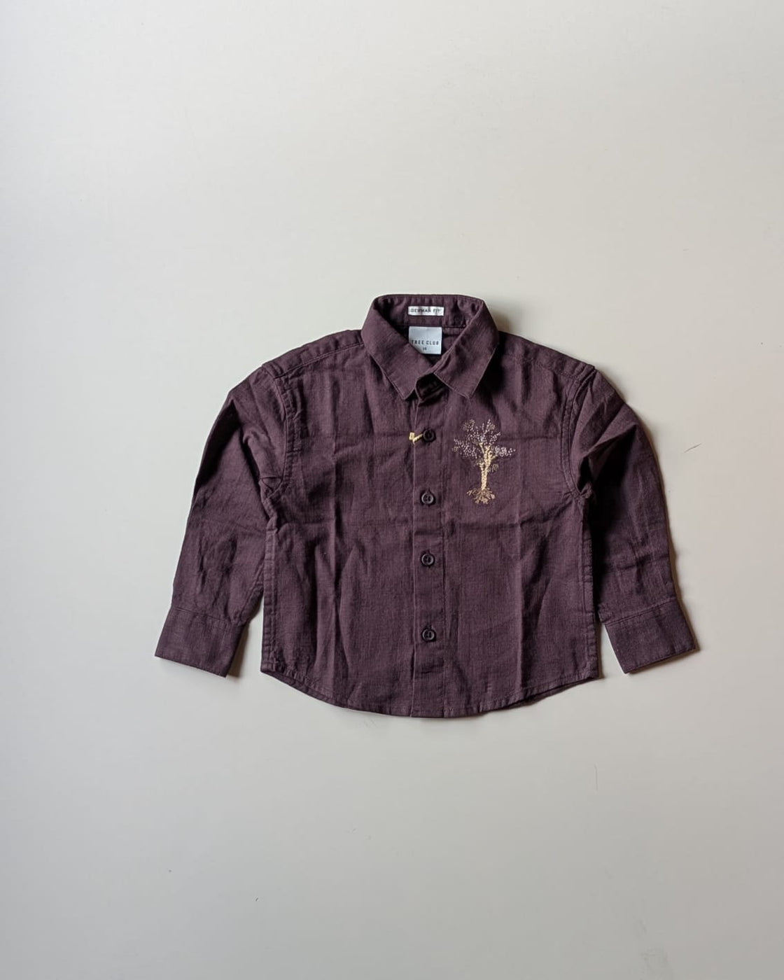 SHTCA01-03 Boys Full Sleeve Oversized Shirt