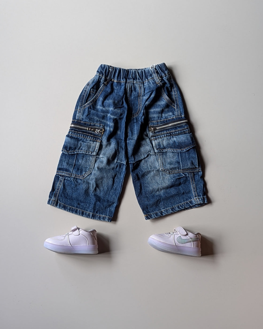 JNSIM112-02 Unisex Super Baggy Jeans