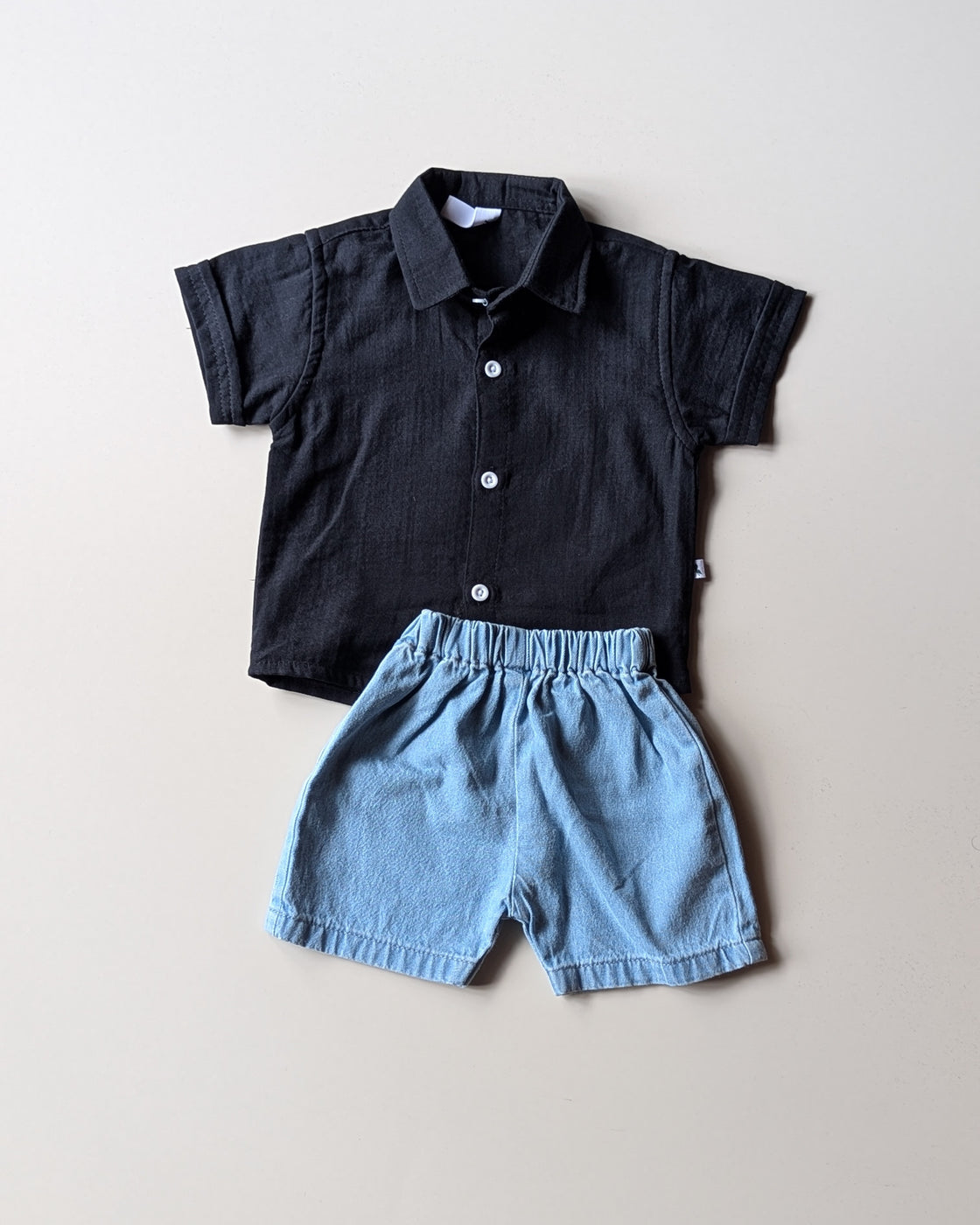 NB02 Boys Half Sleeve Shirt with Shorts Set
