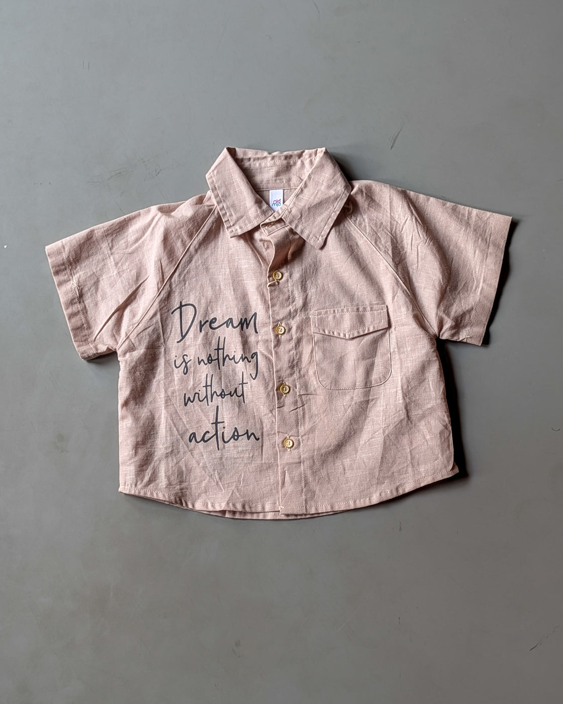 Boys Half Sleeve Oversized Shirt