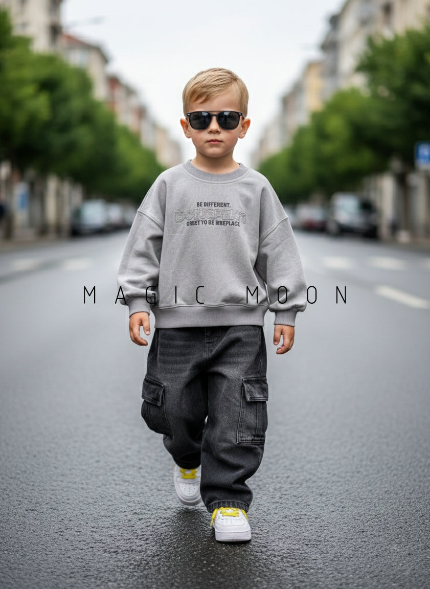 Unisex Full Sleeve Oversized T Shirt