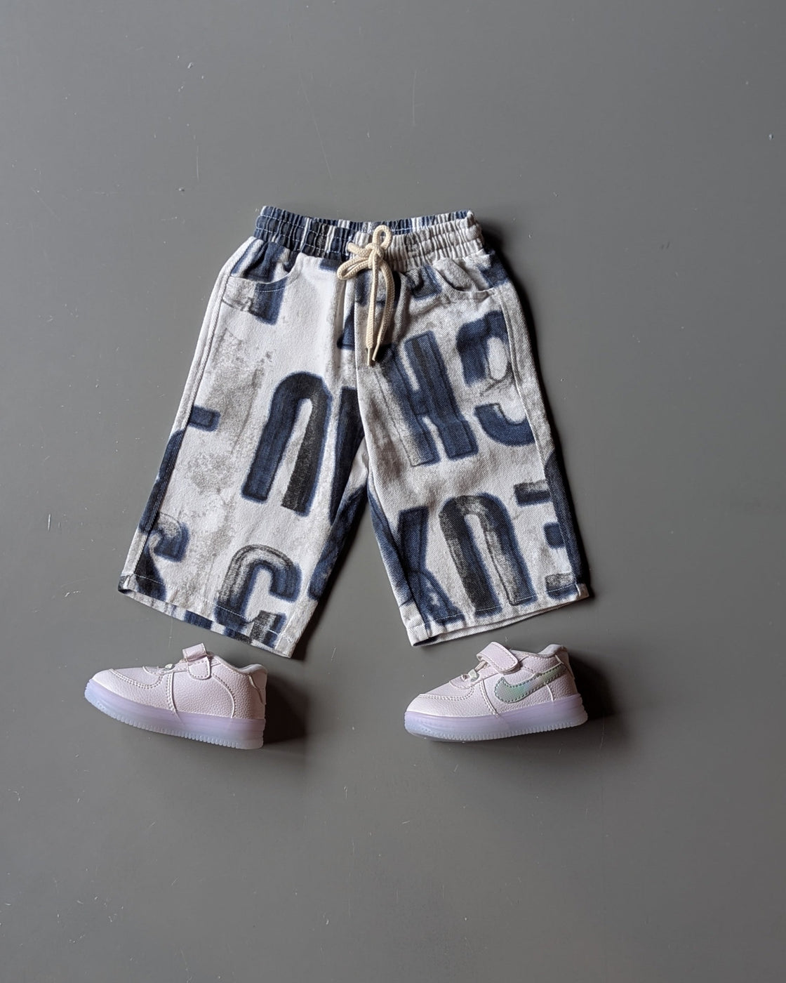 Unisex Knee Length Denim Shorts