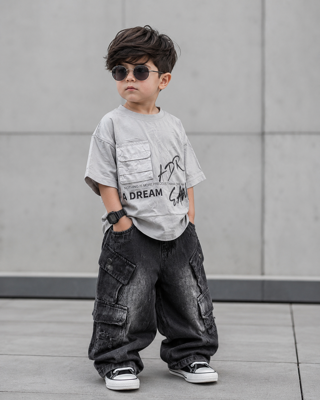 TSHIMW03-04 Unisex Half Sleeve Oversized T Shirt
