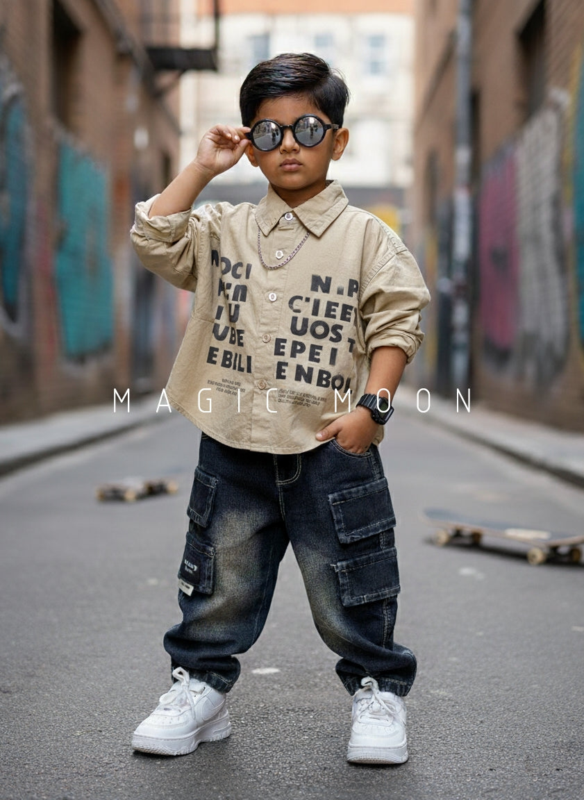 Unisex Full Sleeve Oversized Shirt