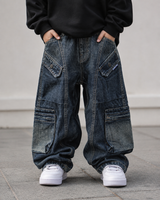 JN1006 Unisex Super Baggy Jeans