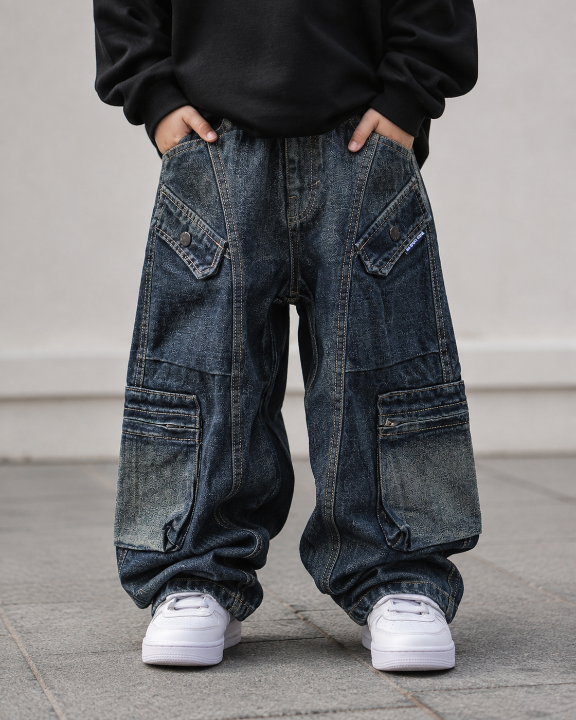 JN1006 Unisex Super Baggy Jeans