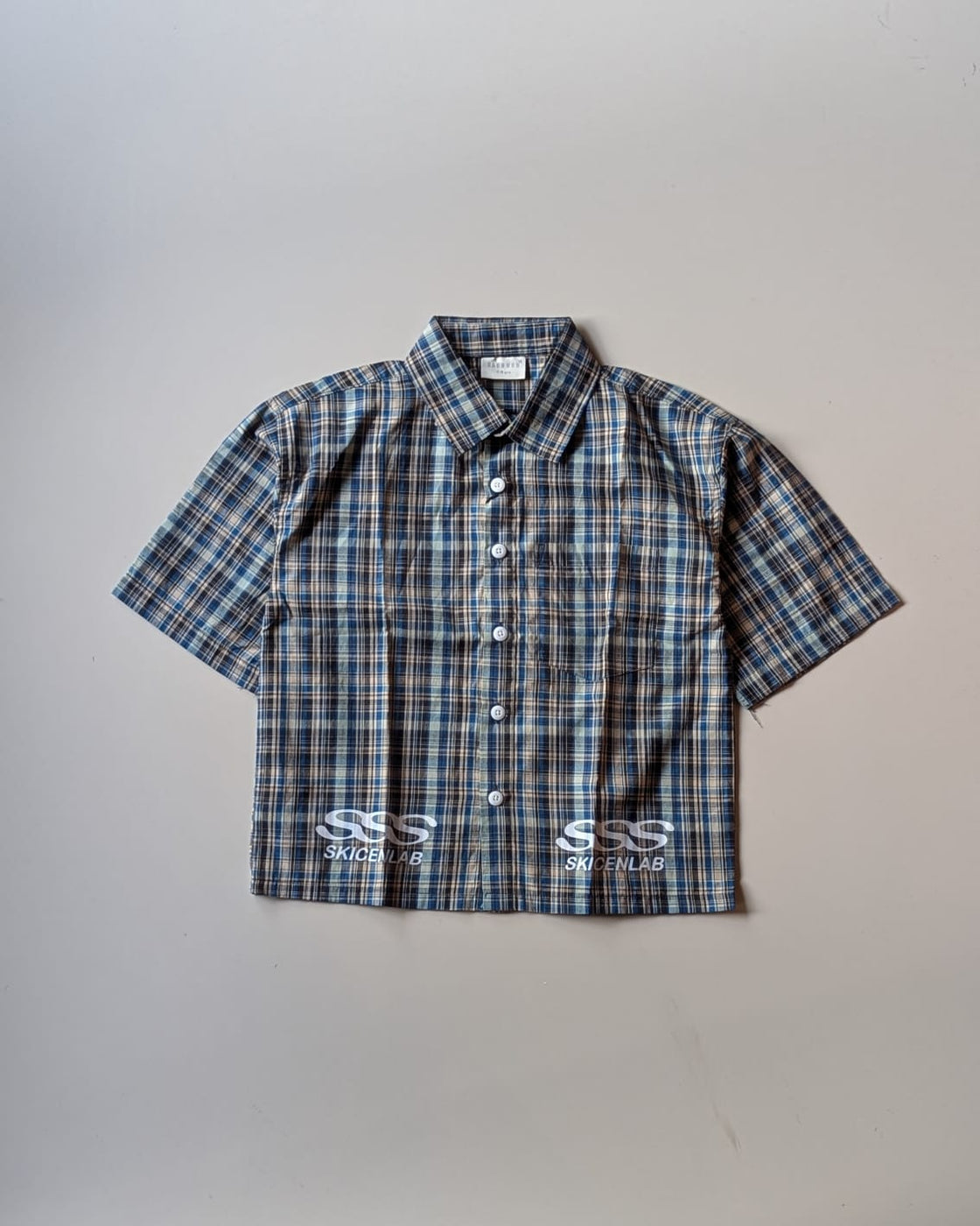 SHGME03-01 Boys Half Sleeve Oversized Boxy Fit Shirt