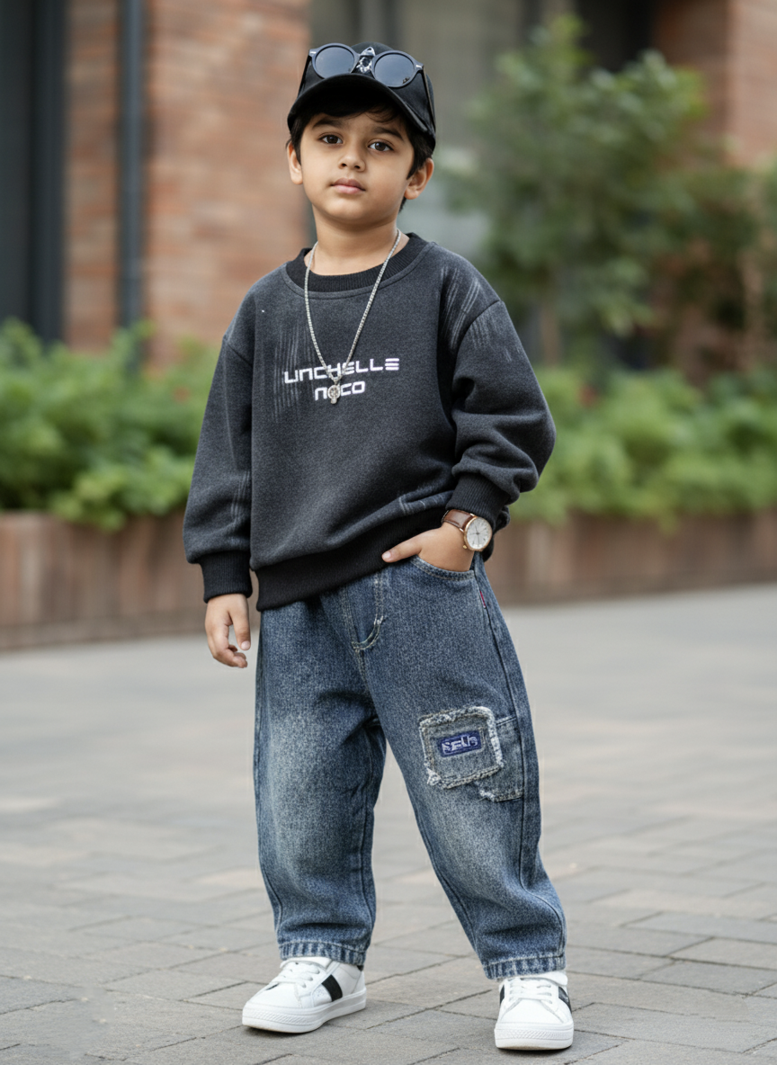 Unisex Full Sleeve Oversized T Shirt with Pant Set