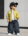 SHWFI01-001 Boys Full Sleeve Oversized Shirt