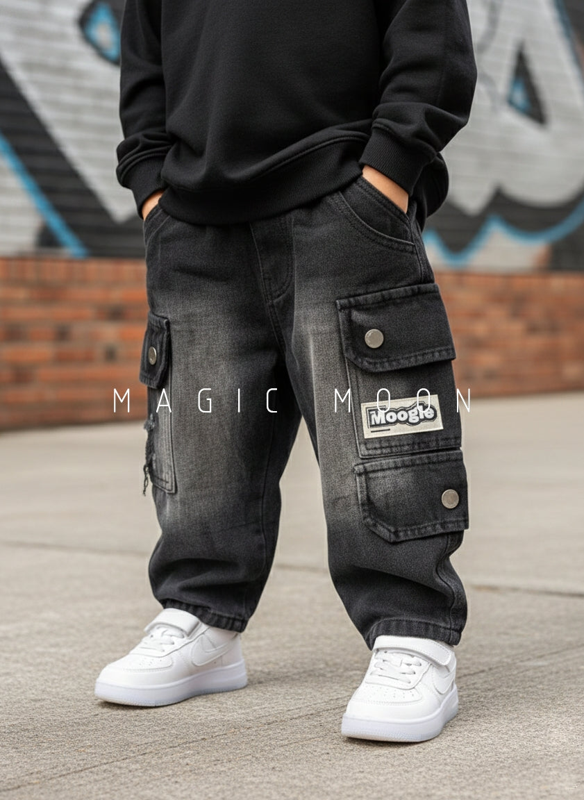 Unisex Cargo Baggy Jeans