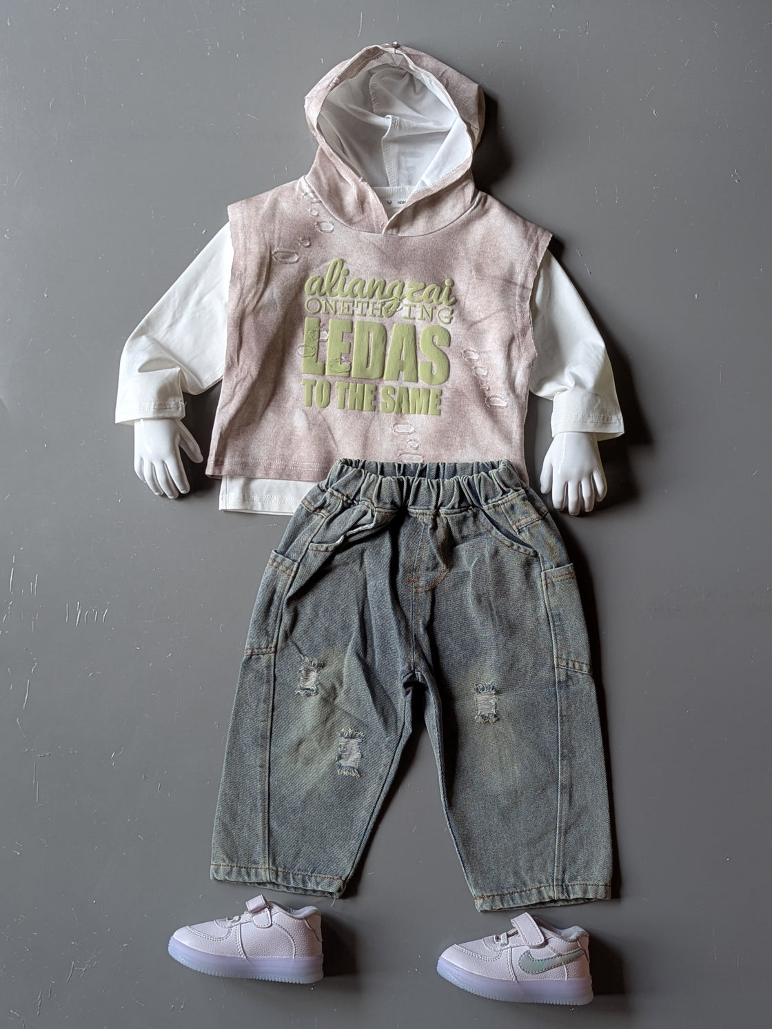 Unisex Full Sleeve Oversized Hooded T Shirt and Pant Set