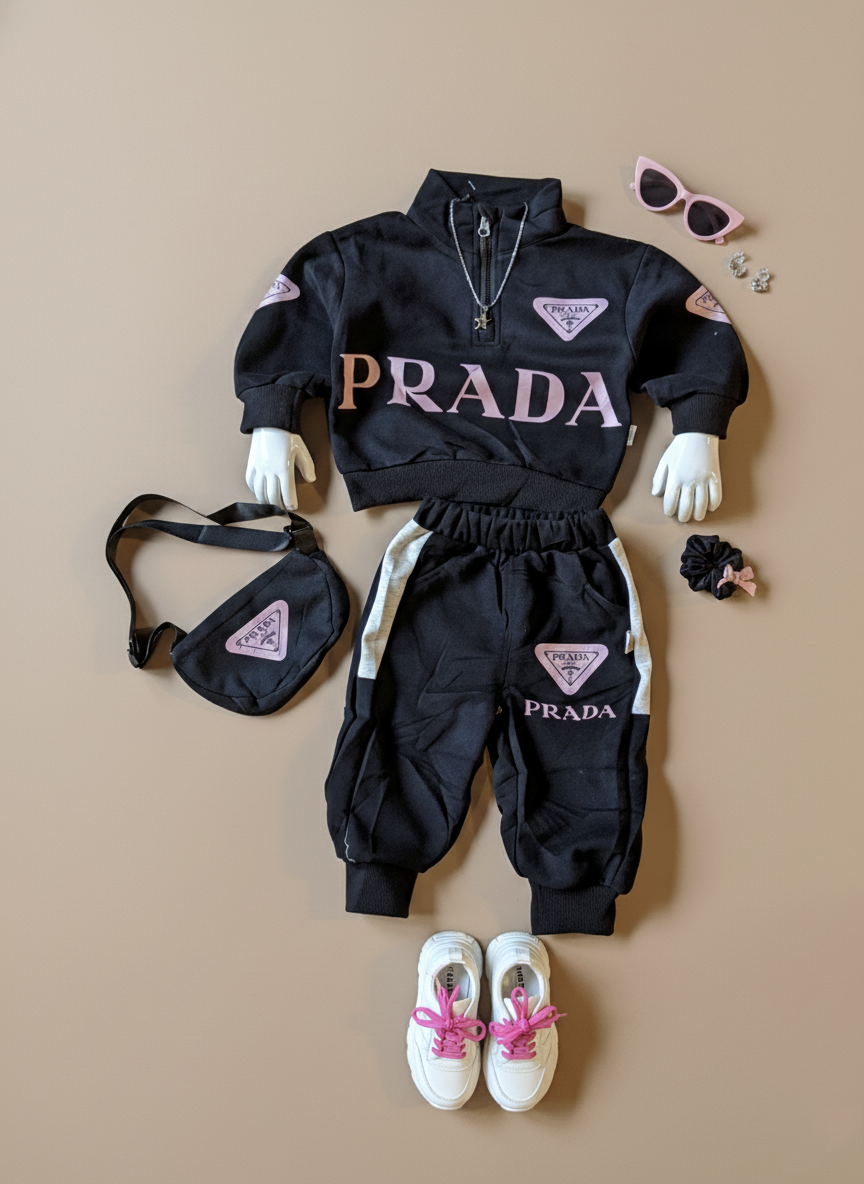 Unisex Full Sleeve Oversized High Neck Jacket and Pant Set