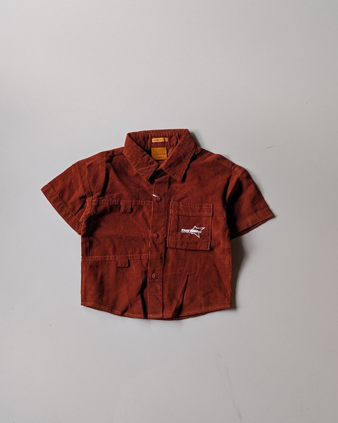 SHTCD01-001 Boy's Half Sleeve Oversized Shirt