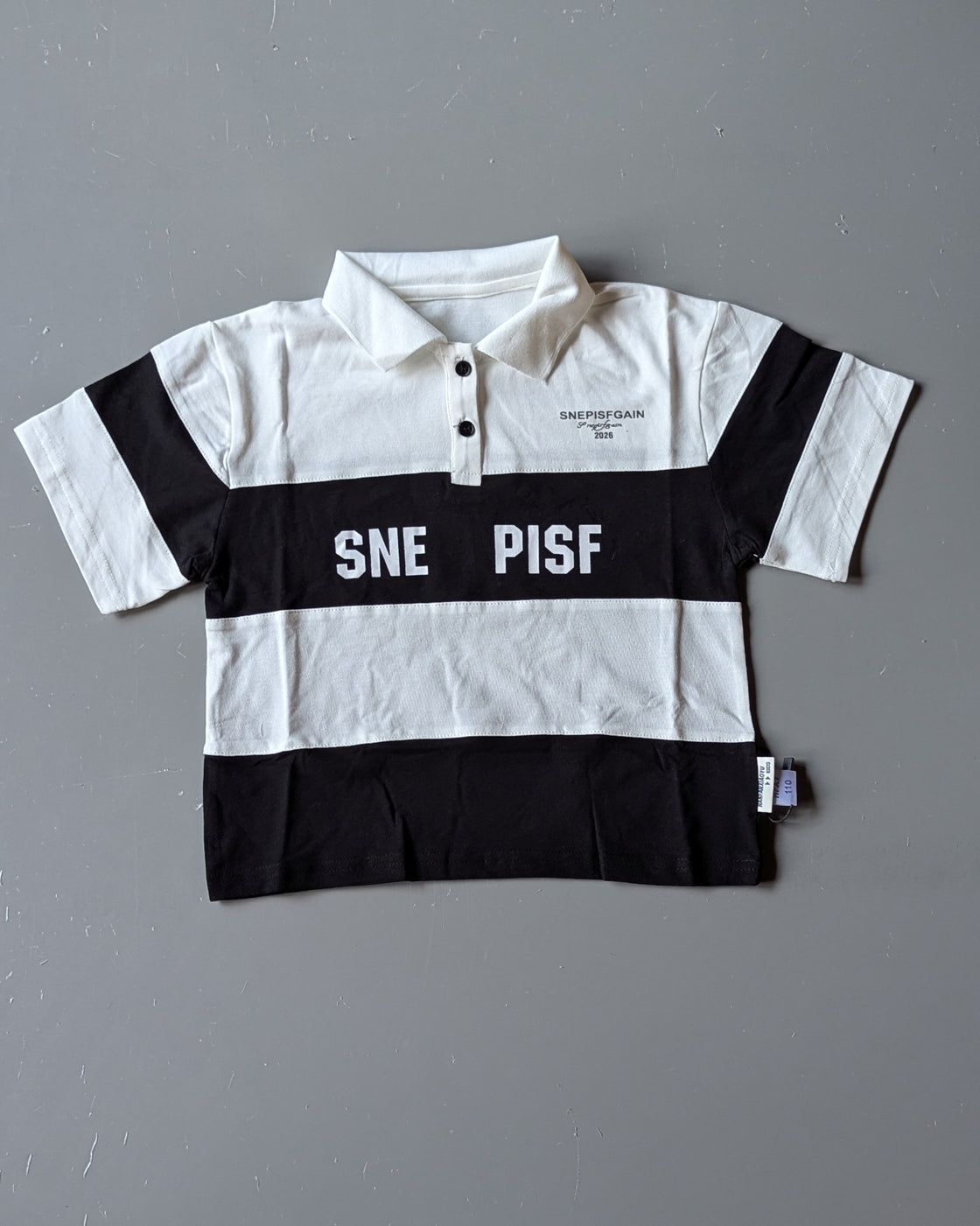 Unisex Half Sleeve Oversized Polo Neck T Shirt