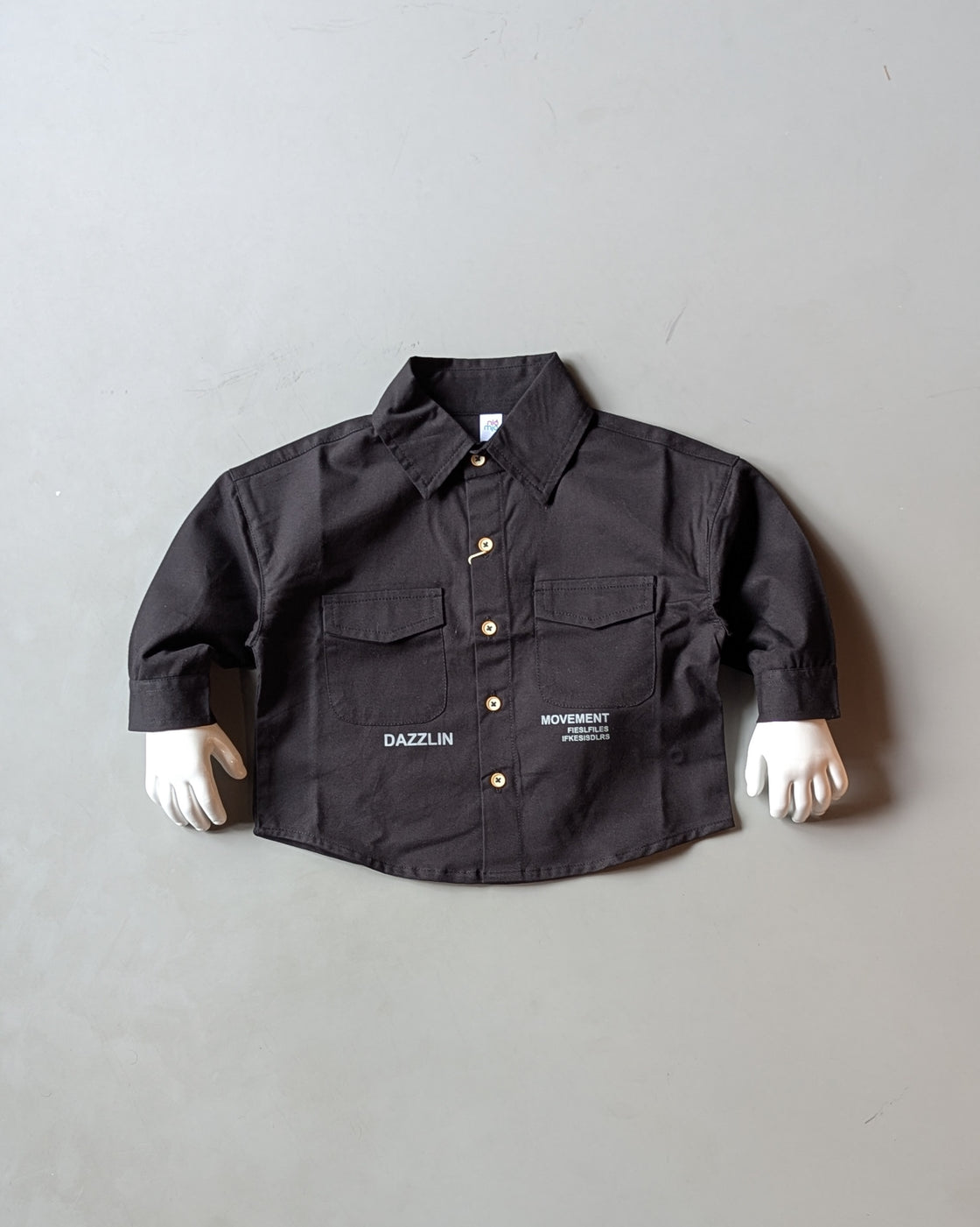 Boy's Full Sleeve Oversized Shirt