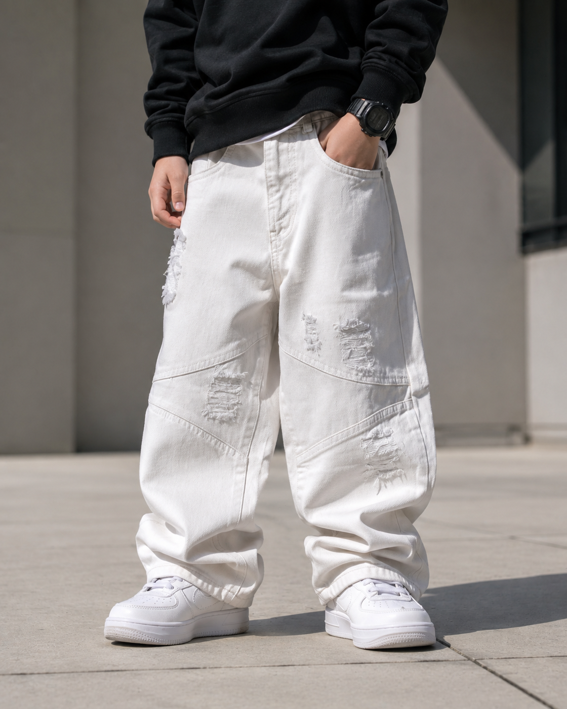 JN1005 Unisex Baggy Jeans