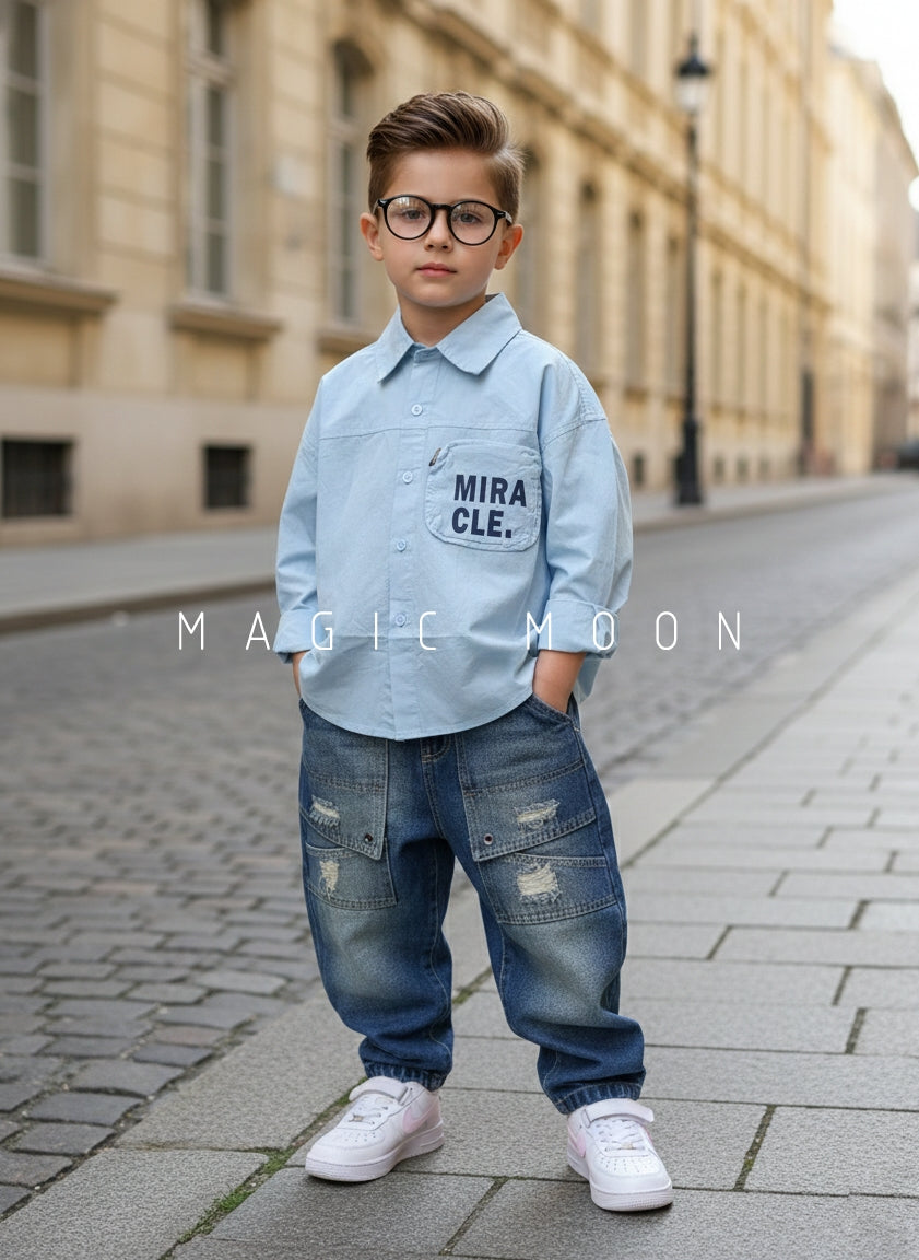 Unisex Full Sleeve Oversized Shirt