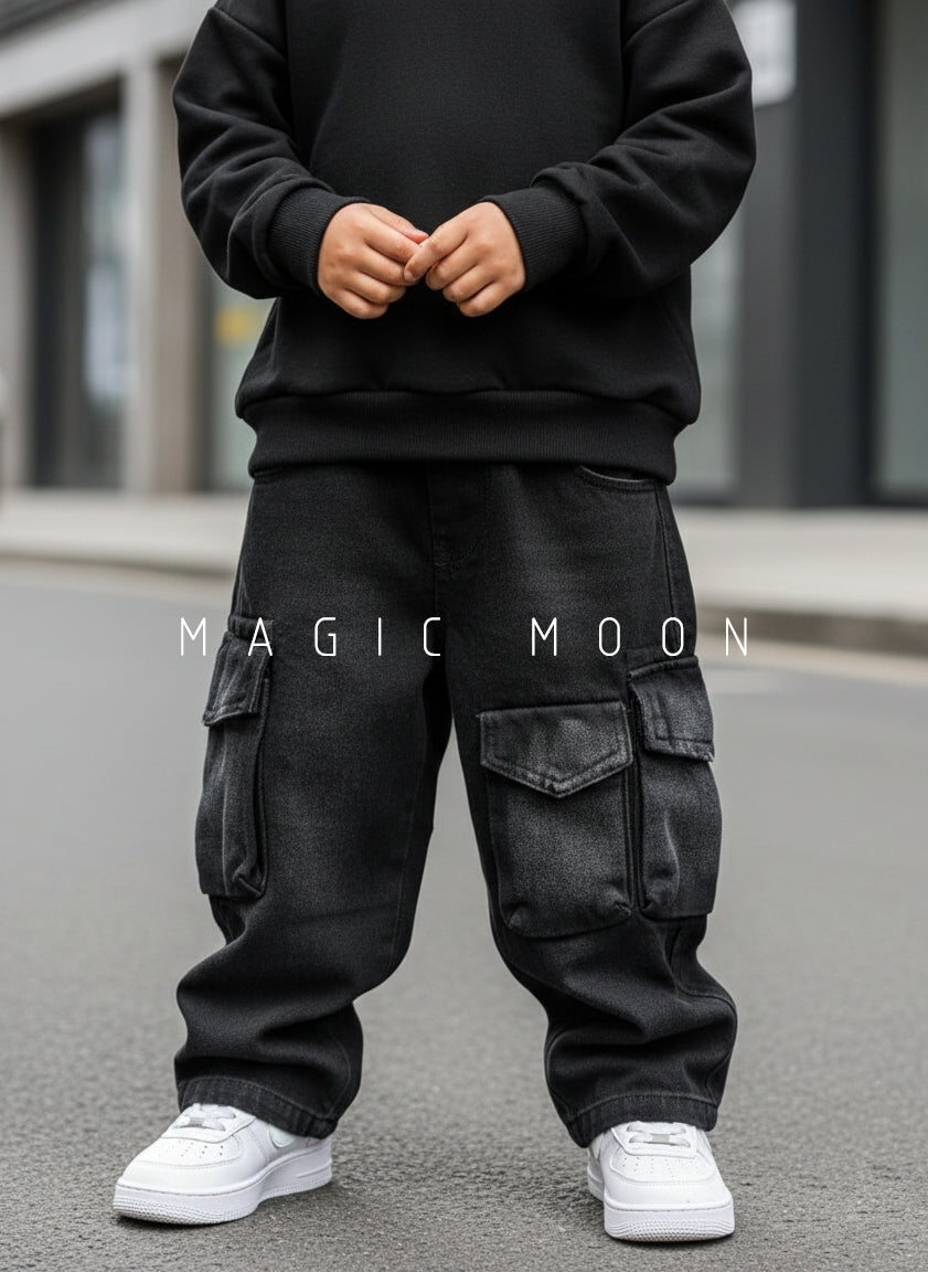 Unisex Cargo Baggy Jeans