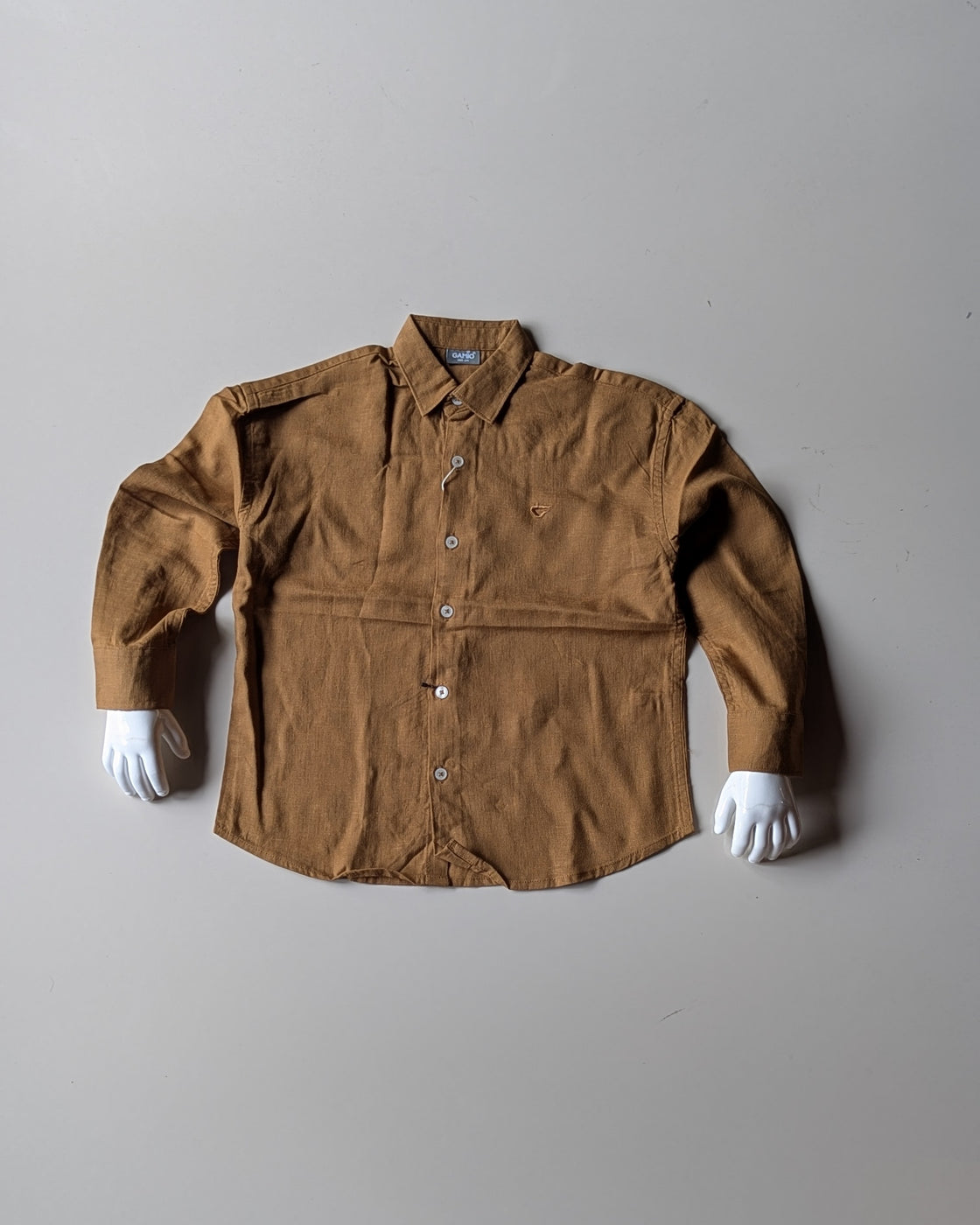 SHFS24 Boys Full Sleeve Oversized Linen Shirt