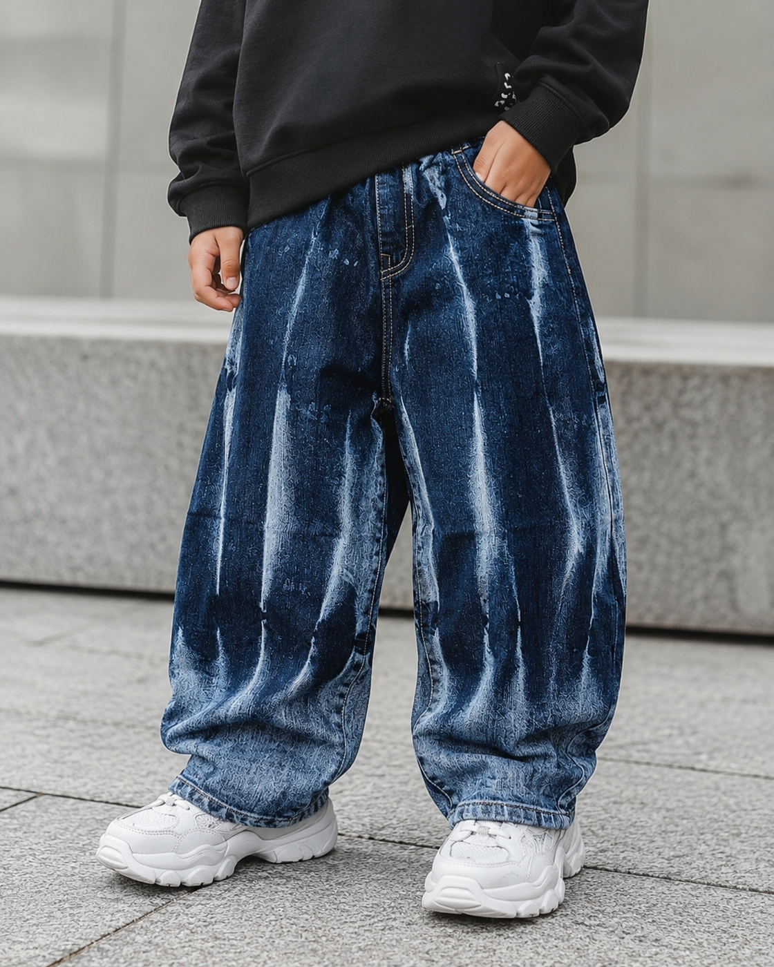 JN1004 Unisex Baggy Jeans
