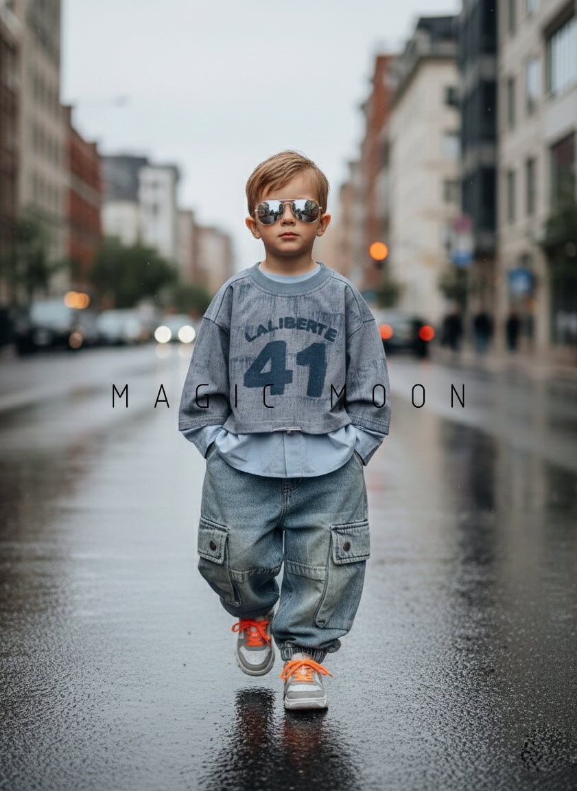 Unisex Full Sleeve Oversized T Shirt