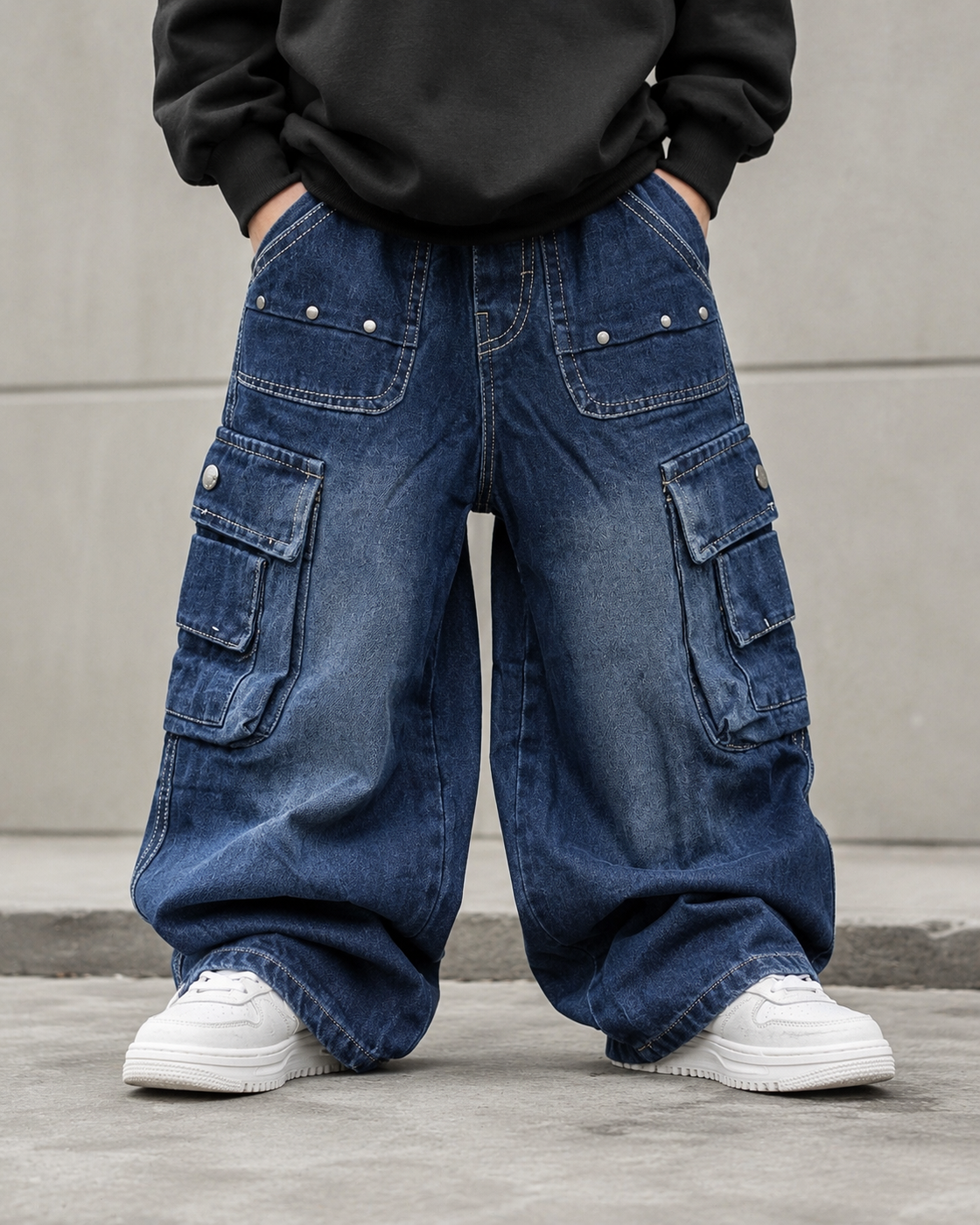 JN1006 Unisex Super Baggy Jeans