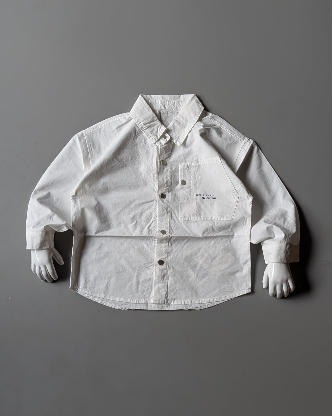 Unisex Full Sleeve Oversized Shirt