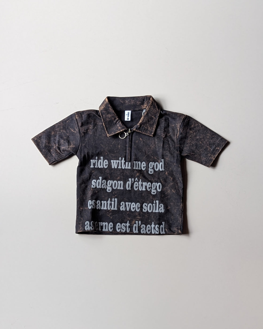 TSPL04 Unisex Half Sleeve Oversized Polo T Shirt