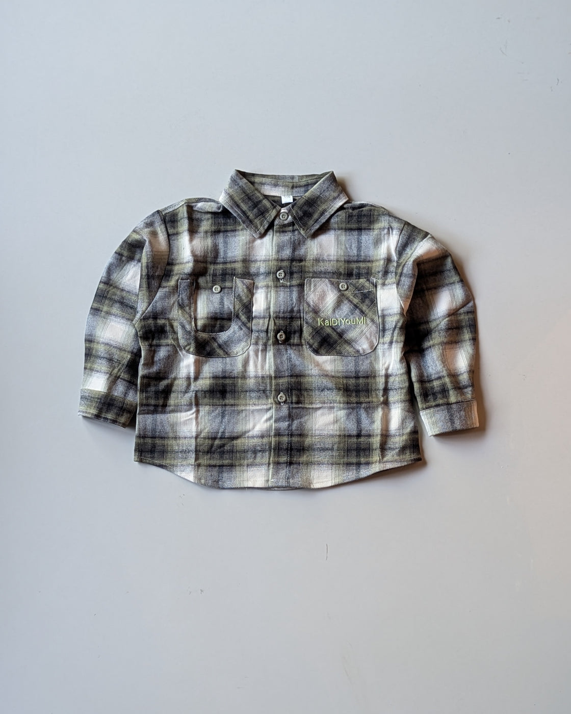 SHIMN14-01 Unisex Full Sleeve Oversized Check Shirt