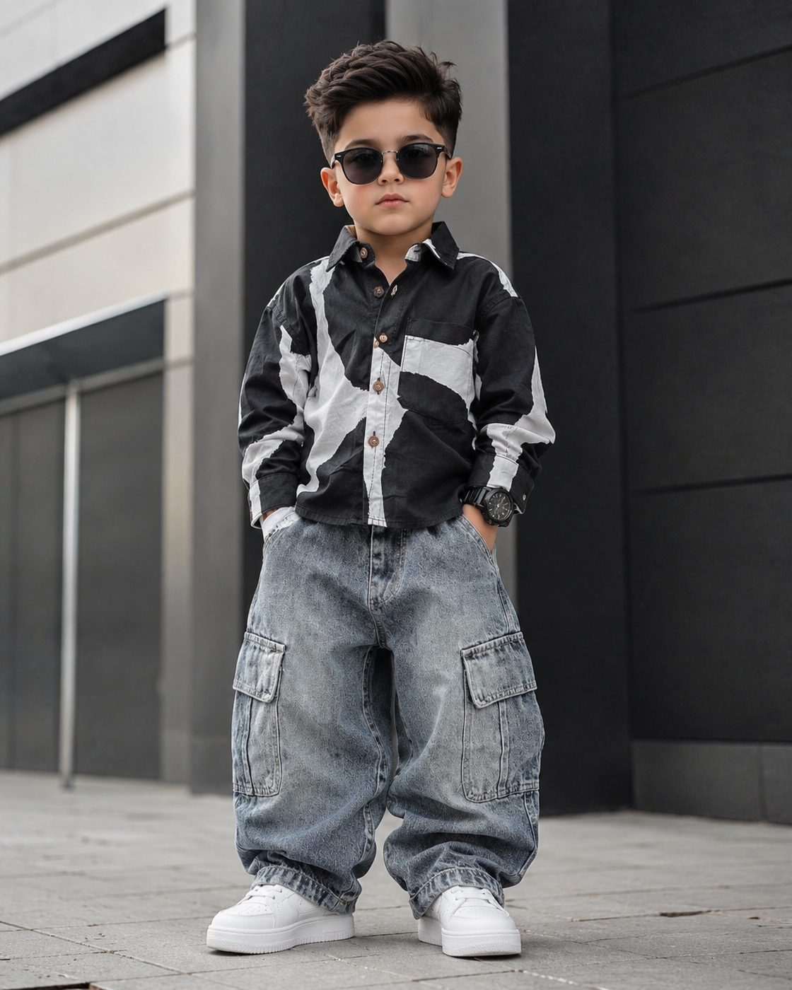SHFS23 Unisex Full Sleeve Oversized Shirt