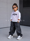 ST104 Unisex Full Sleeve Oversized Shirt with Vest and Pant Set
