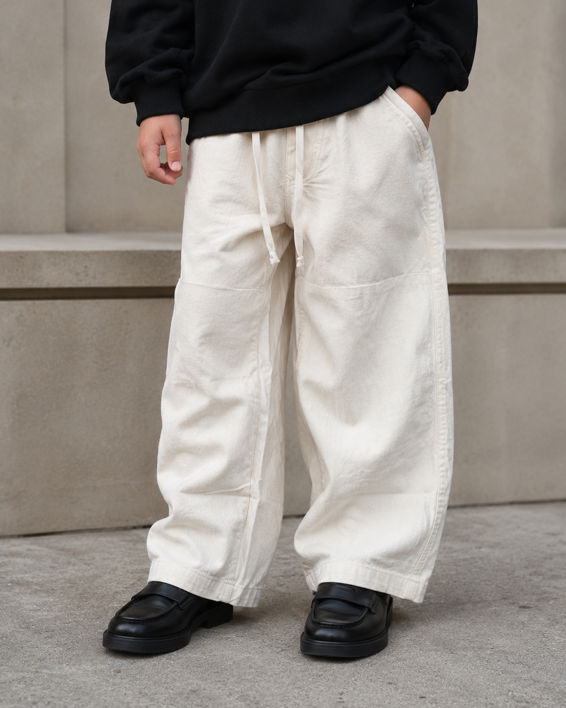 LNP03 Unisex Linen Pant ( Cream )