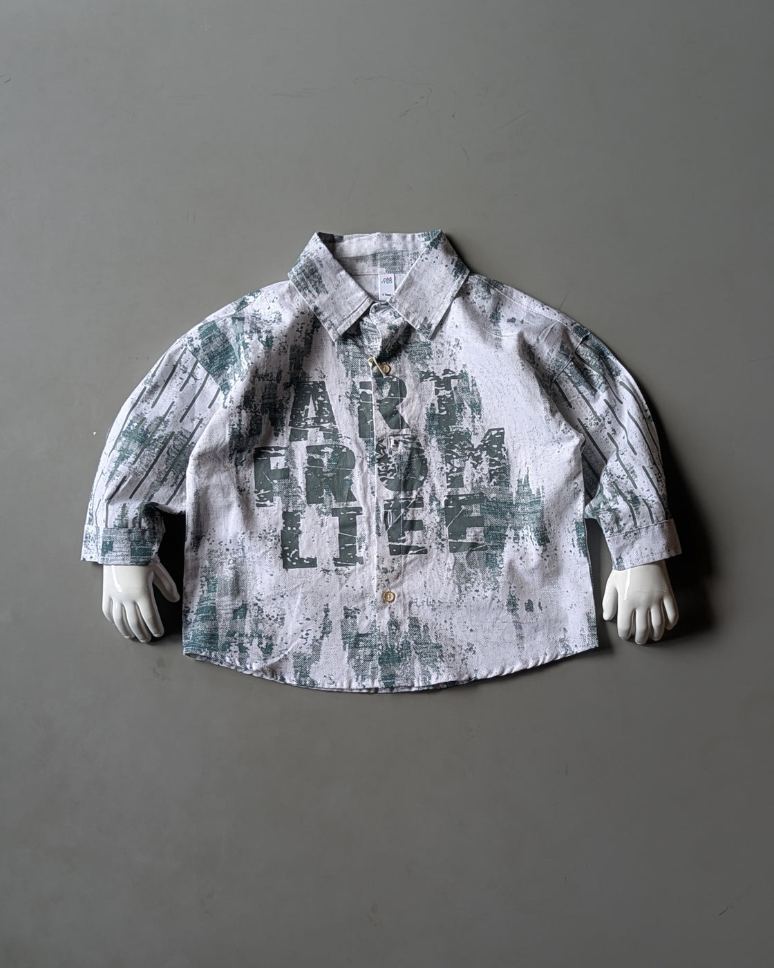 SHFS02 Boy's Full Sleeve Oversized Shirt