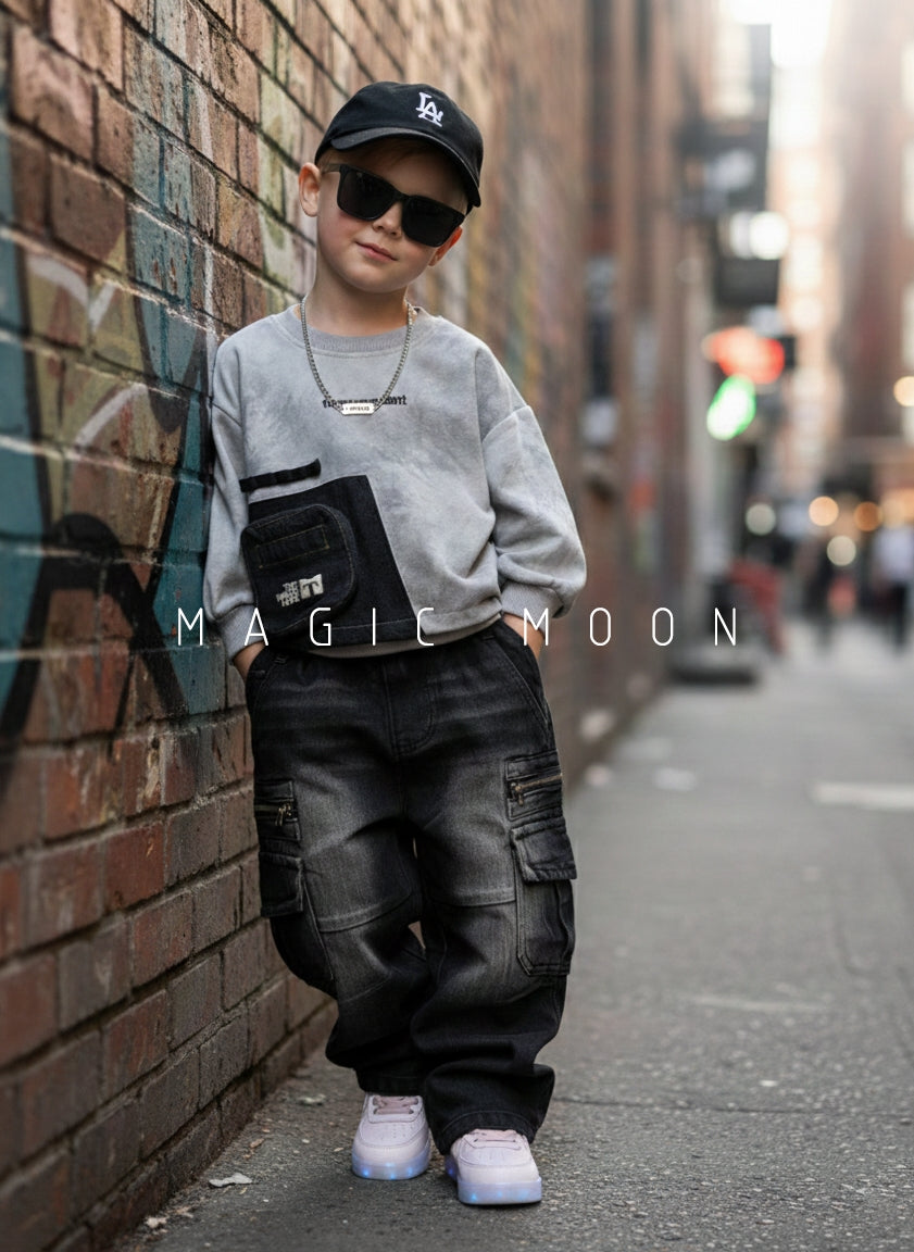 Unisex Full Sleeve Oversized T Shirt