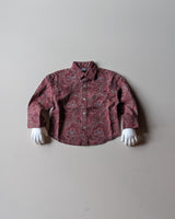 SHGMH01-00 Boys Full Sleeve Oversized Floral Print Shirt