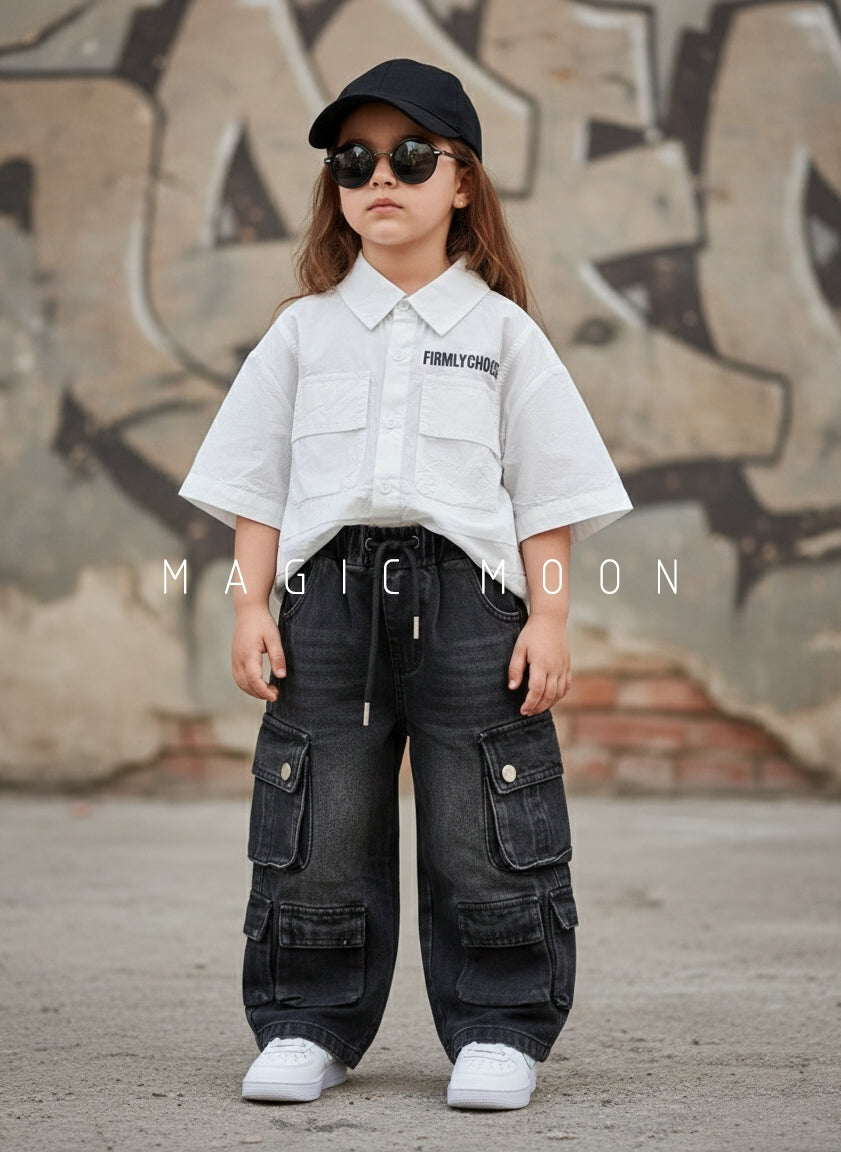 Unisex Half Sleeve Oversized Shirt