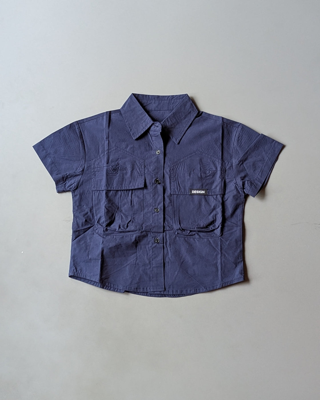 Unisex Half Sleeve Oversized Shirt