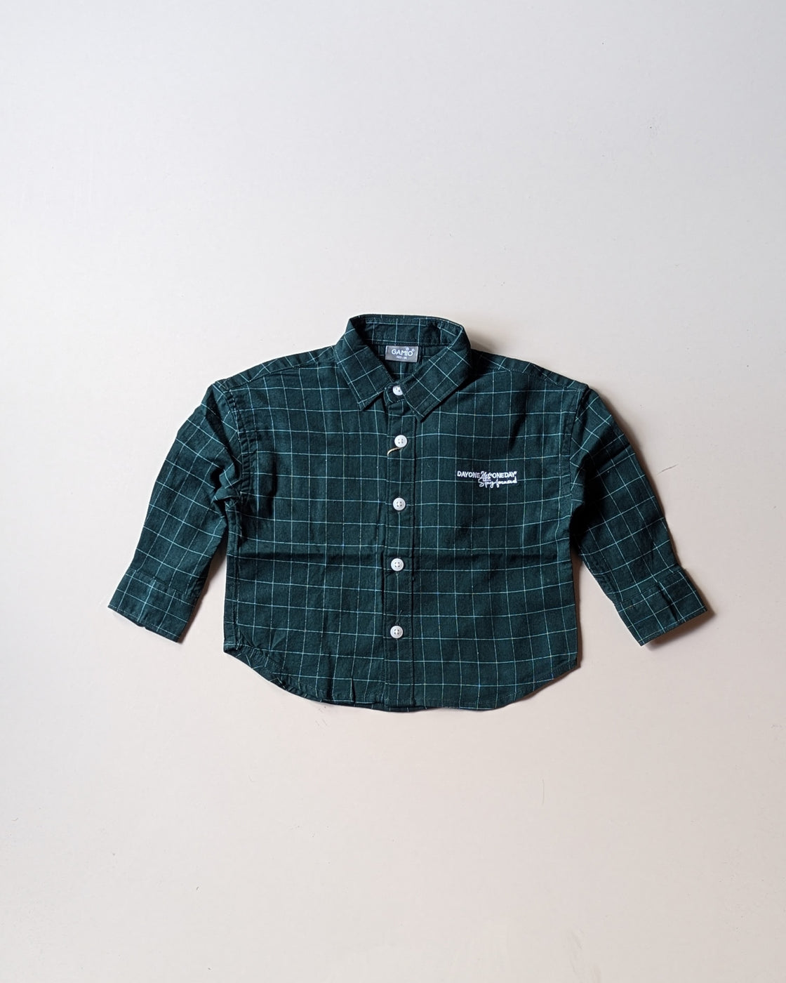 SHGMI01-03 Boys Full Sleeve Oversized Check Shirt