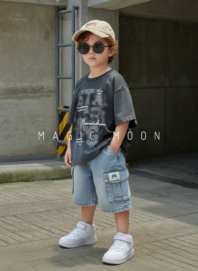 Unisex Half Sleeve Oversized T Shirt