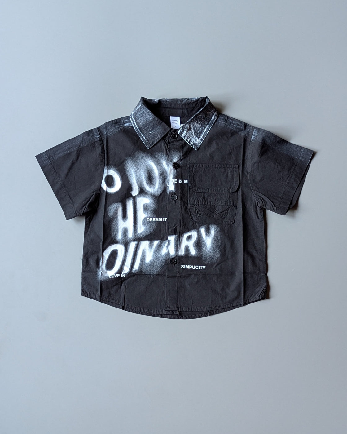 Unisex Half Sleeve Oversized Shirt