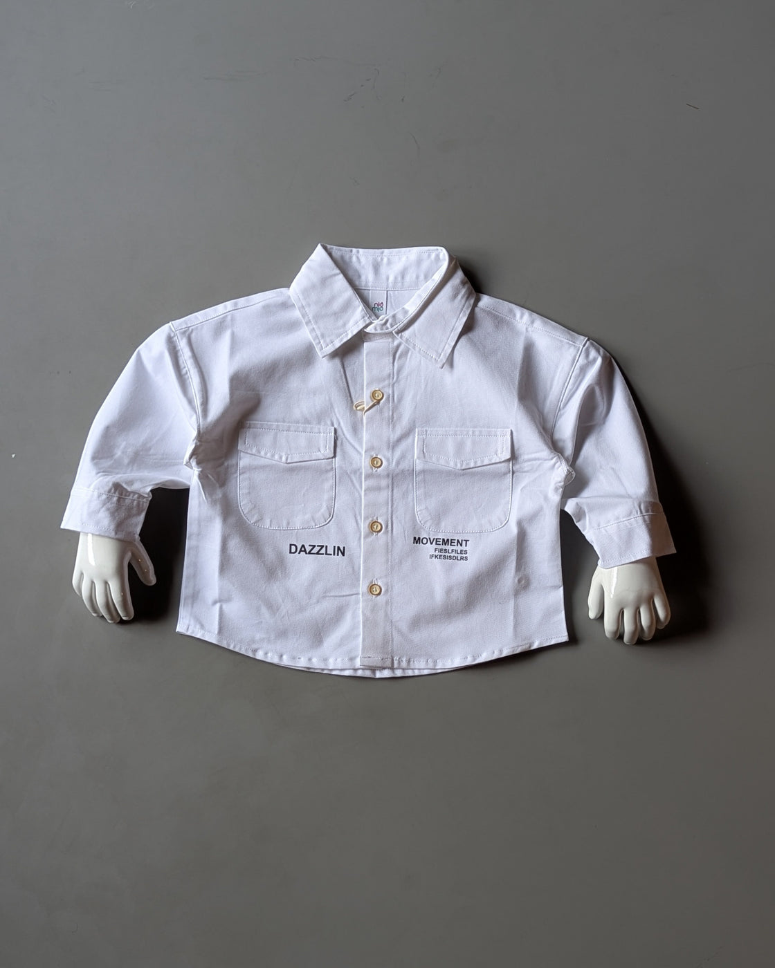 Boy's Full Sleeve Oversized Shirt