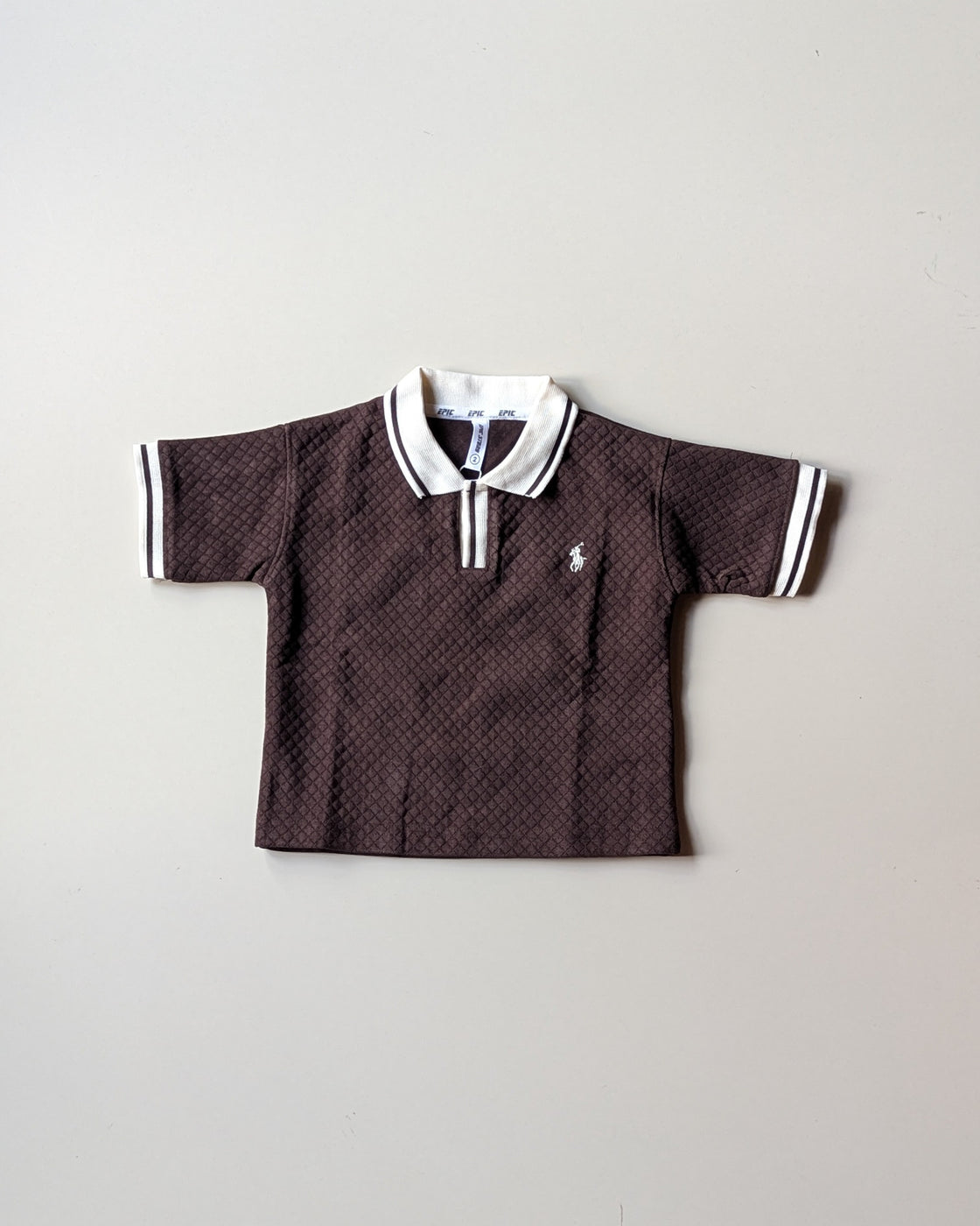 TSPL07Z-03 Unisex Half Sleeve Oversized Polo T Shirt