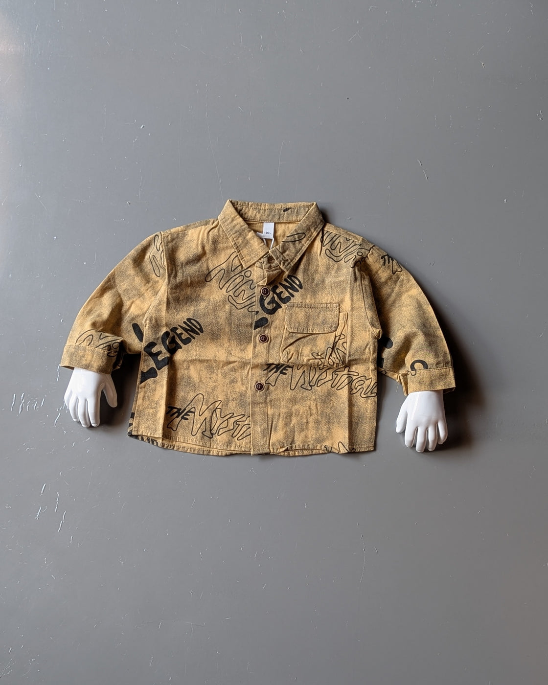 Unisex Full Sleeve Oversized Shirt