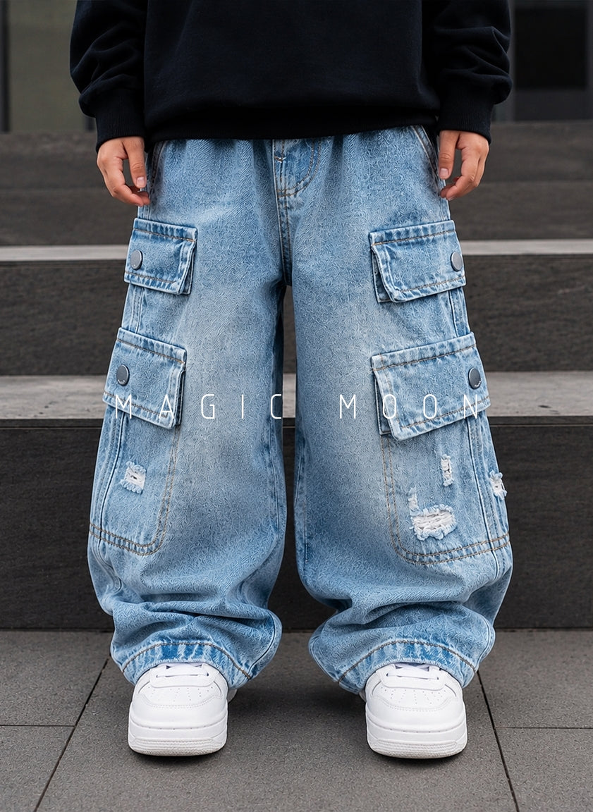 JNS105 Unisex Super Baggy Jeans