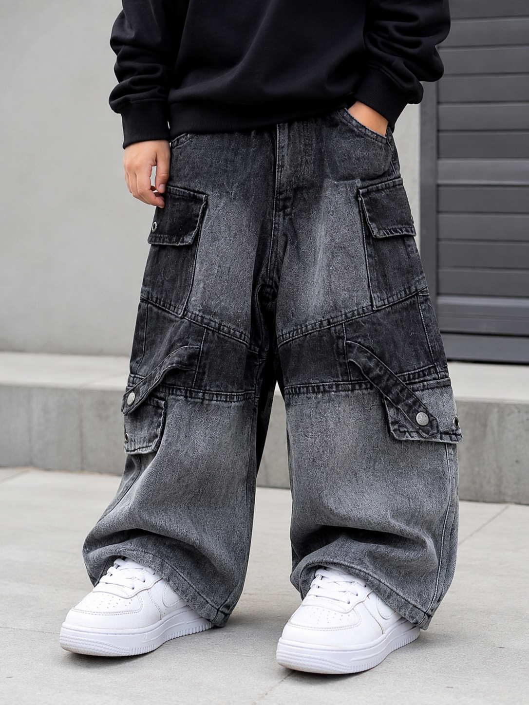 JN1006 Unisex Super Baggy Jeans