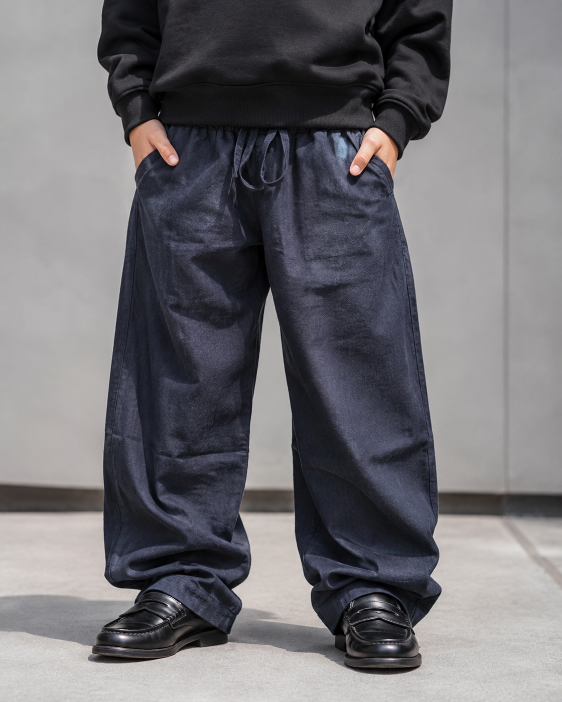 LNP03 Unisex Linen Pant ( Black )