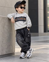 STIM117-01 Unisex Full Sleeve Oversized T Shirt and Pant Set