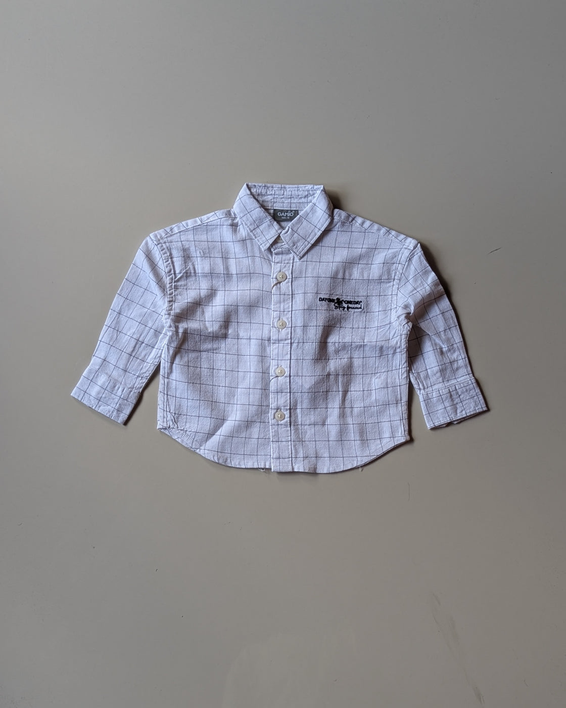 SHGMI01-02 Boys Full Sleeve Oversized Check Shirt